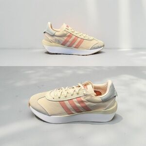 Adidas Country XLG J Beige Coral Lifestyle Sneakers Mens Size 7 Brand New in Box